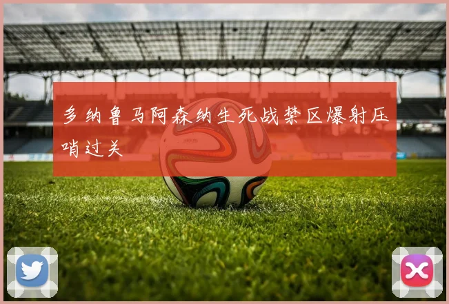 多纳鲁马阿森纳生死战禁区爆射压哨过关